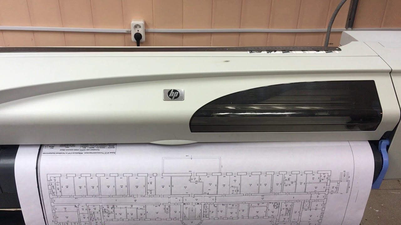HP DesignJet 510 в работе