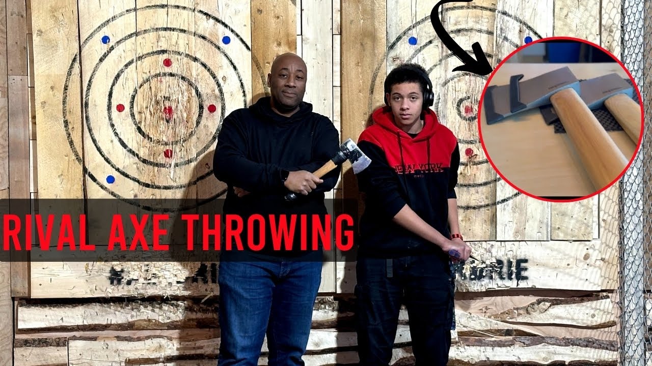 Family Fun at Rival Axe Throwing in Airdrie, Alberta