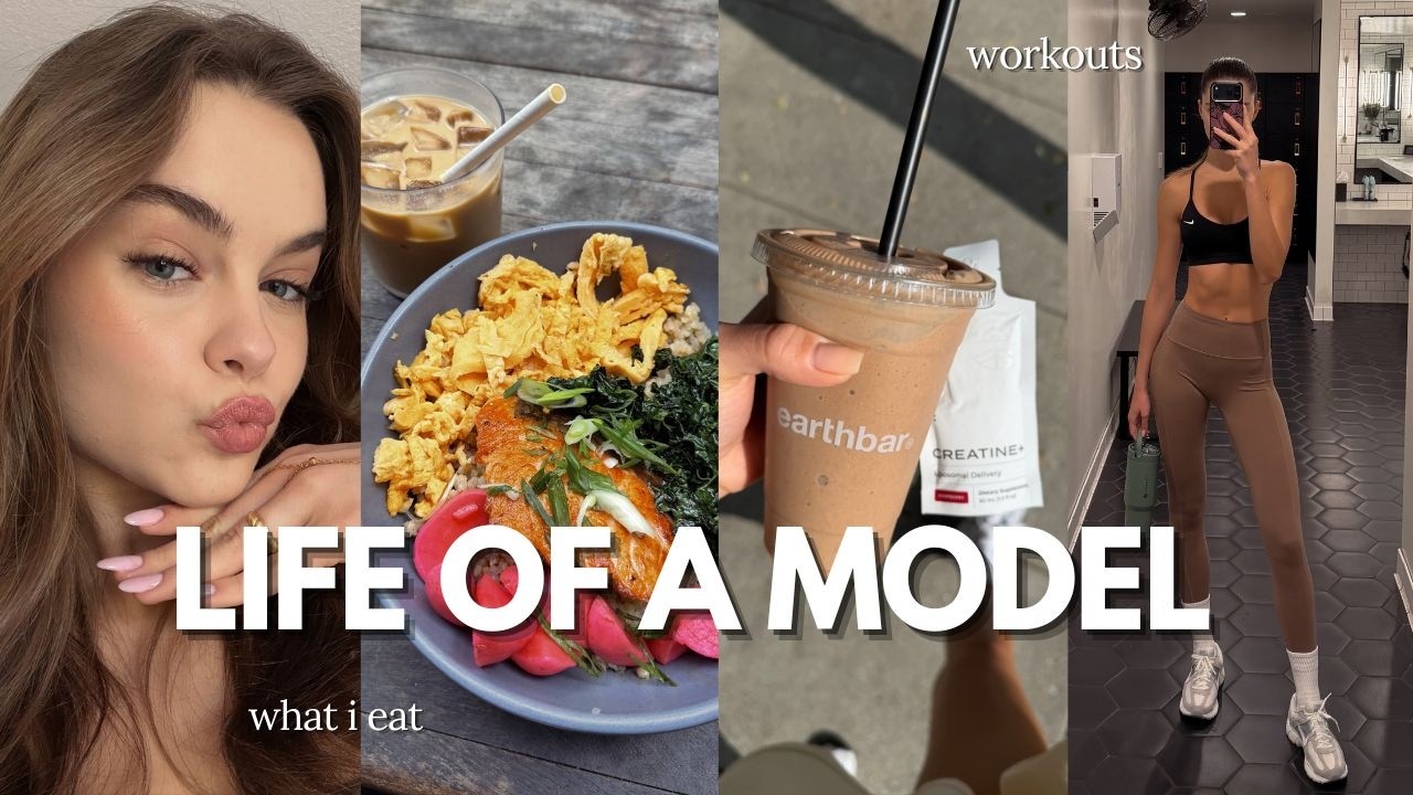 life of a model in LA ♡ what I eat, health routine, workouts, events
