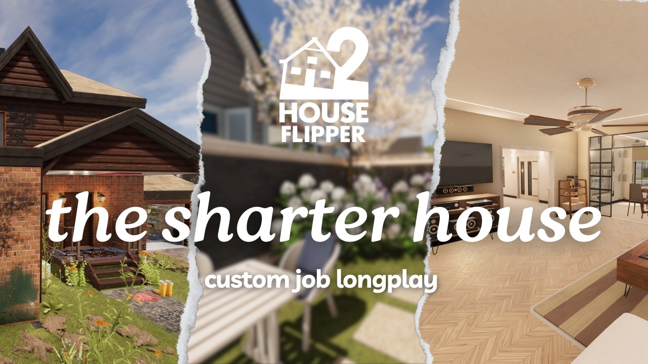 the sharter house | house flipper 2 🏡 custom job | no commentary longplay