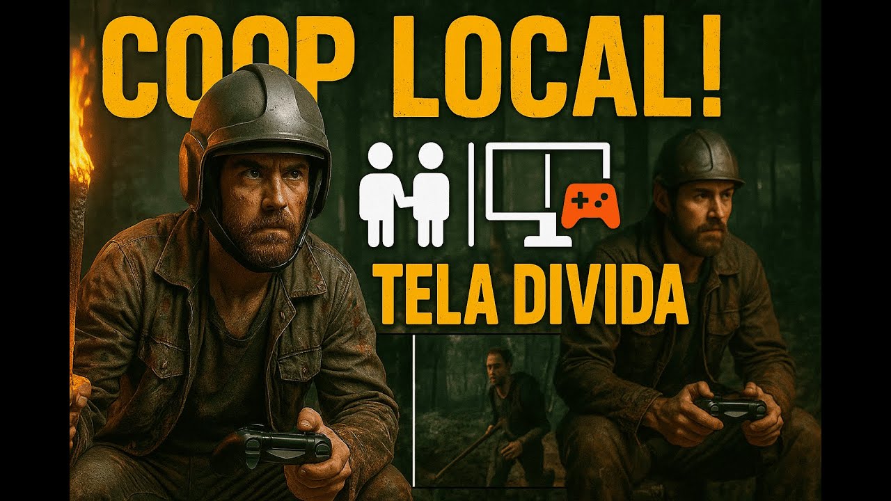 Como Jogar Sons of the Forest em Tela Dividida (Coop Local / Split Screen)