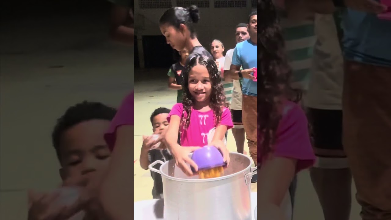 Trend do macarrão com desbravadores.