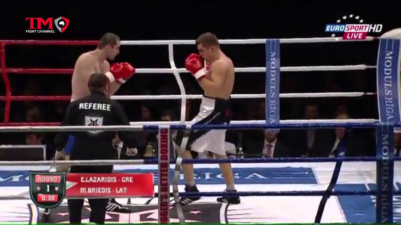 Bigger's Better King superfinal in Riga 2012 quarterfinal Mairis Briedis vs. Evgenios Lazaridis