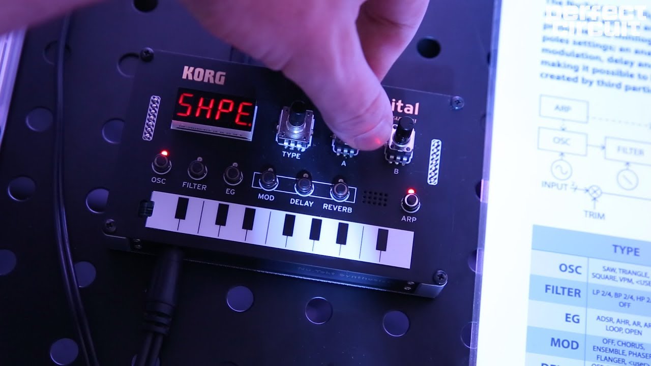 Korg NTS-1 Digital Synthesizer Sounds SuperBooth 2019