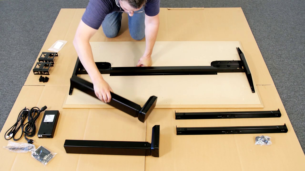 Desk Frame 1: How to assemble an office desk