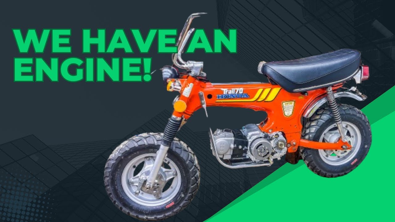 Двигатель Honda CT70 Lifan 1977 года