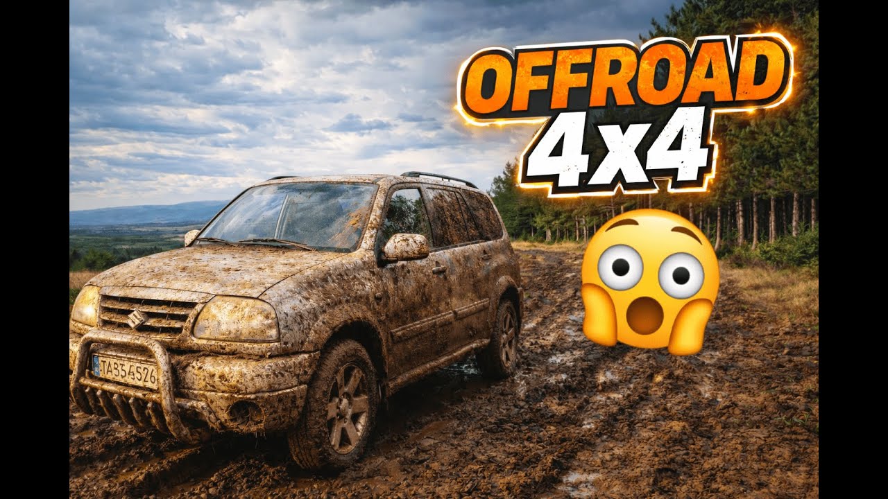Ще оцелее ли този 4x4 в калта? 😱 Suzuki Grand Vitara OFF-ROAD тест | ENG SUBS