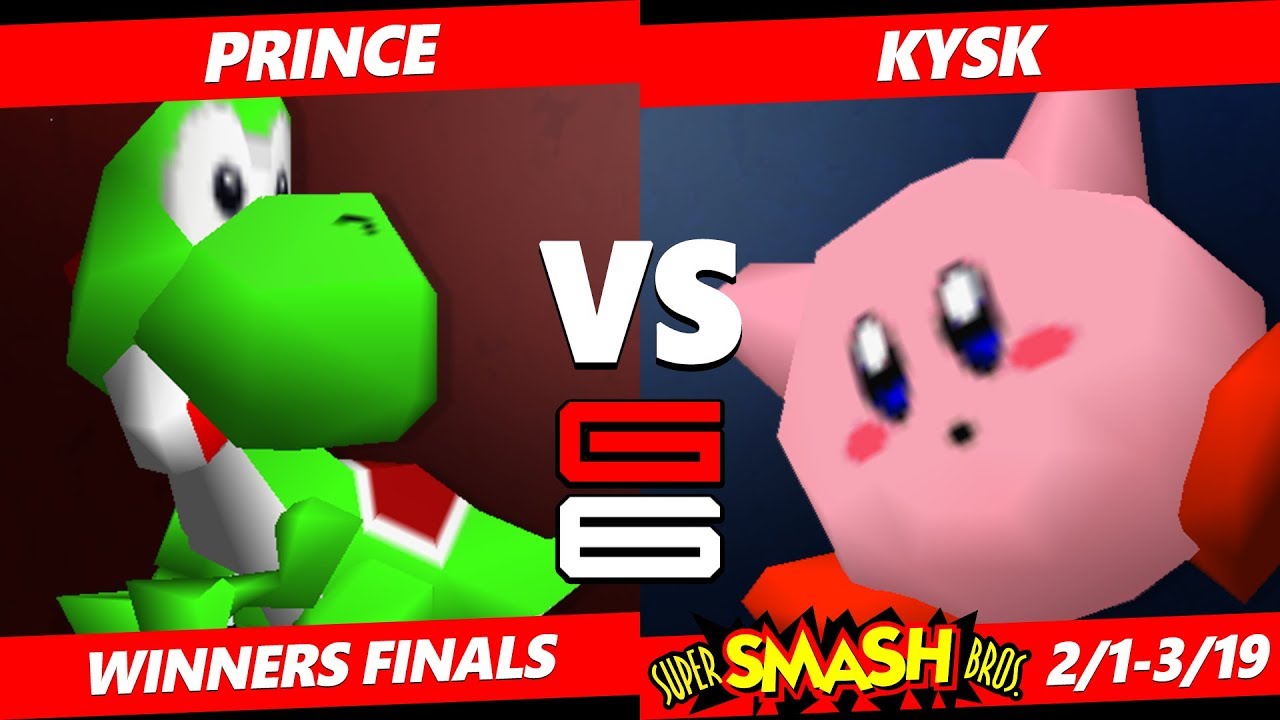 Genesis 6 SSB64 - kysk (Kirby) Vs. Prince (Yoshi) Smash 64 Tournament WF
