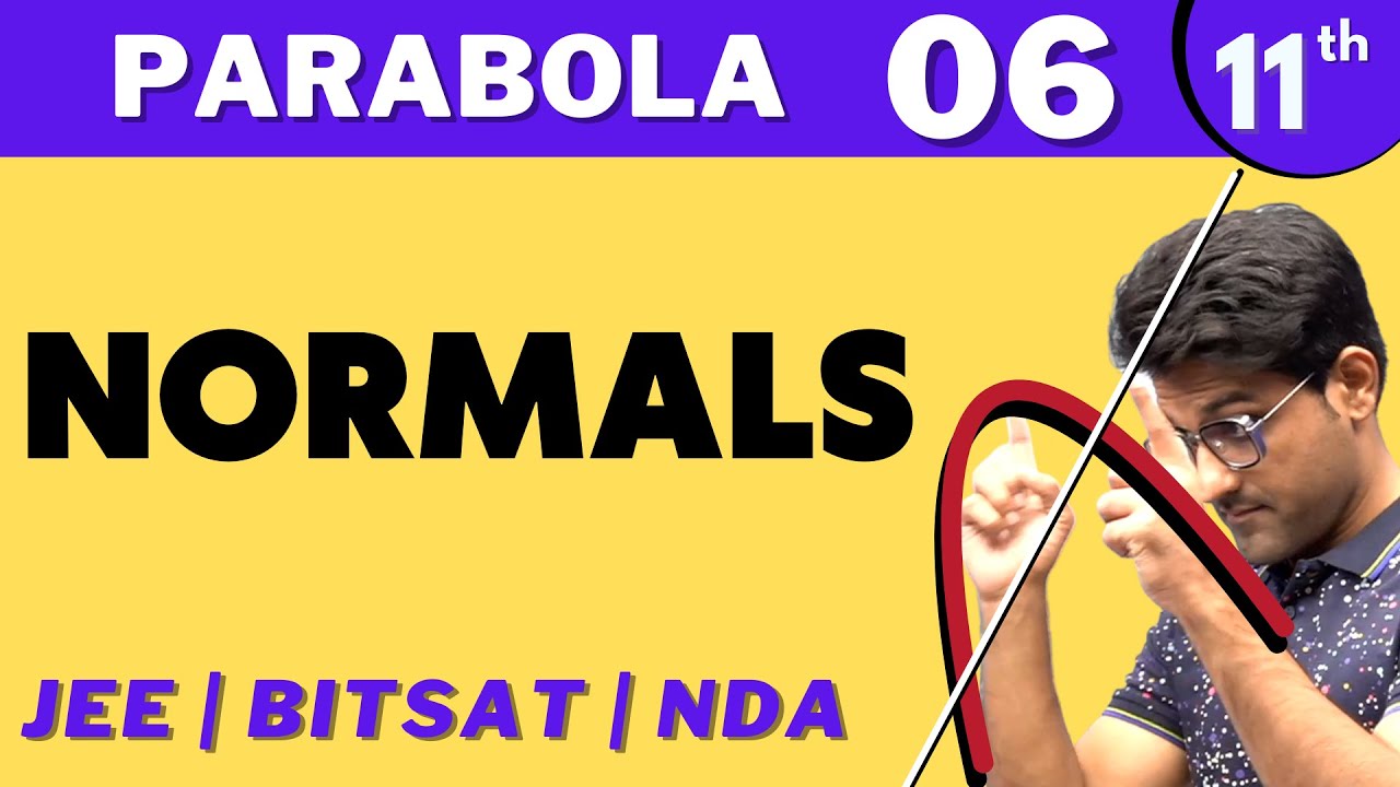 Parabola 06 | Normals | Class 11th | Aman Sir Maths | Bhannat Maths
