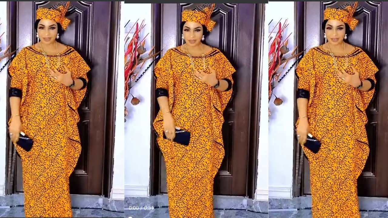 How to make STYLISH KAFTAN WITH FLOUNCE