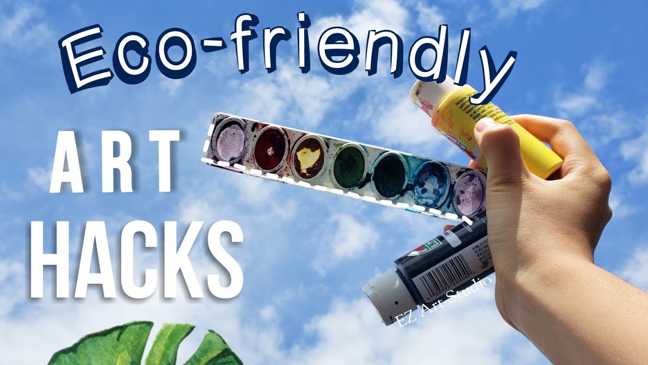 10 Eco friendly Art Hacks 🌿 for Artists| Save our planet