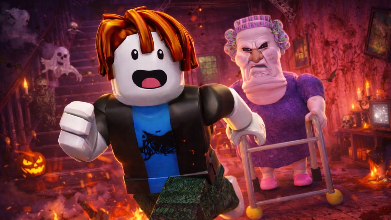 HOW WE ESCAPE EASILY FROM THE GRANNY IN 10 MINUTES . [ ROBLOX ]