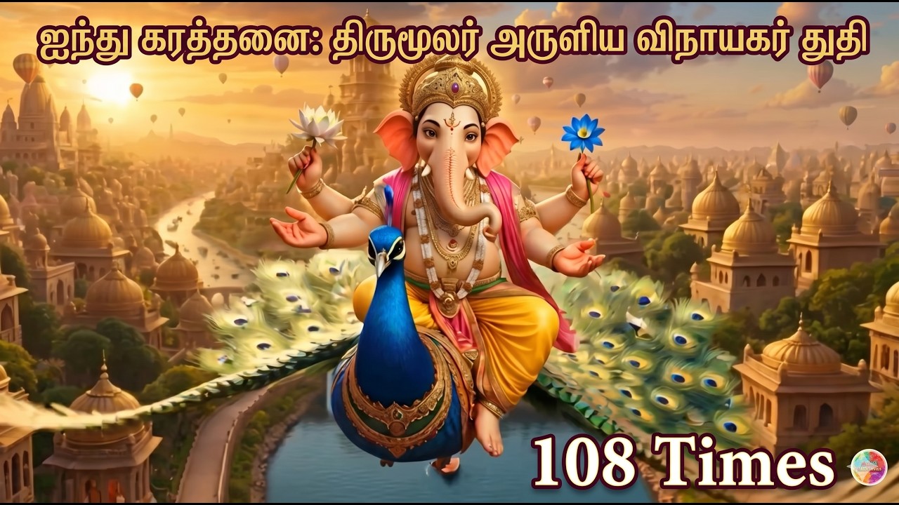 ஐந்து கரத்தனை - 108 Times #ganeshasong #mantra #devotional #dailyshorts #trending #chant #vinayagar
