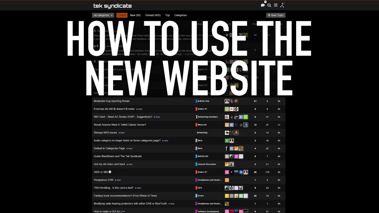 How To Use The Epic New Forum