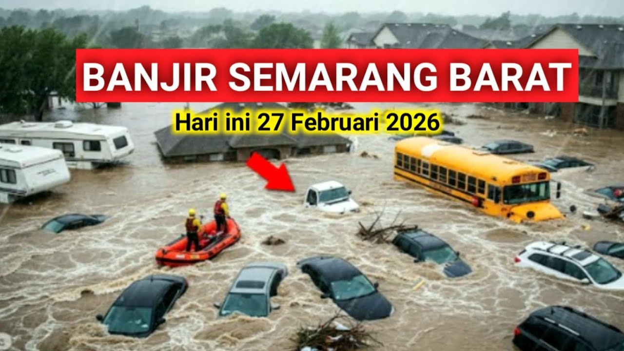 GEMPAR...SEMARANG KOTA BANJIR,MOTOR HANYUT
