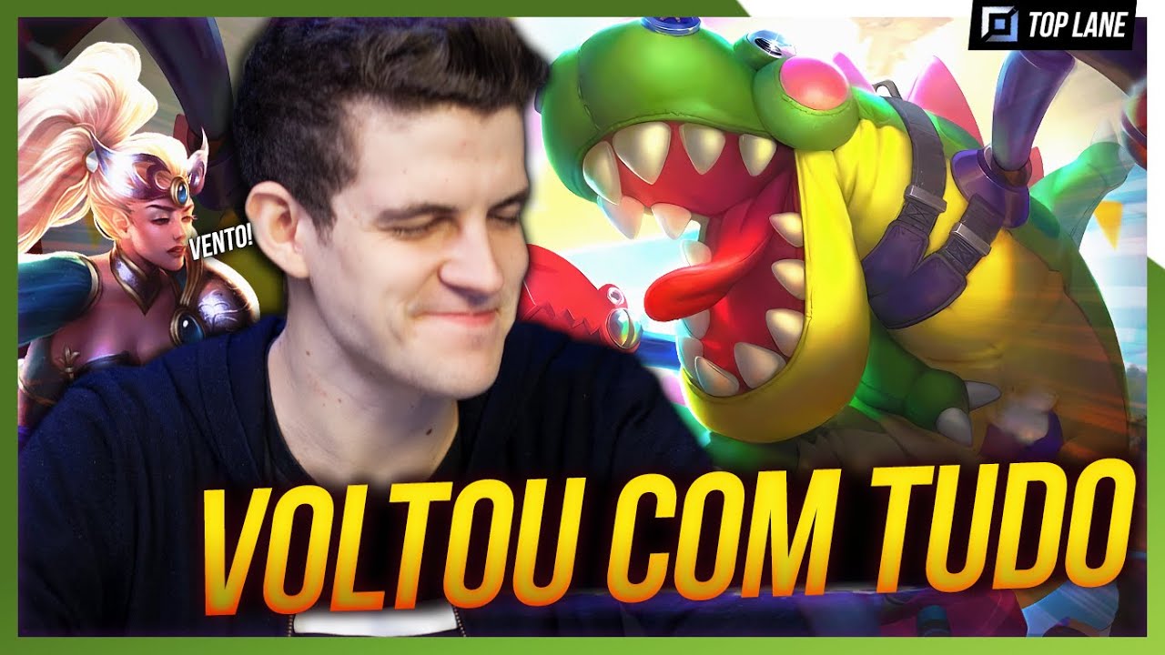 Cho'gath VOLTOU COM TUDO pra enfrentar o CLIMA RUIM da toplane!
