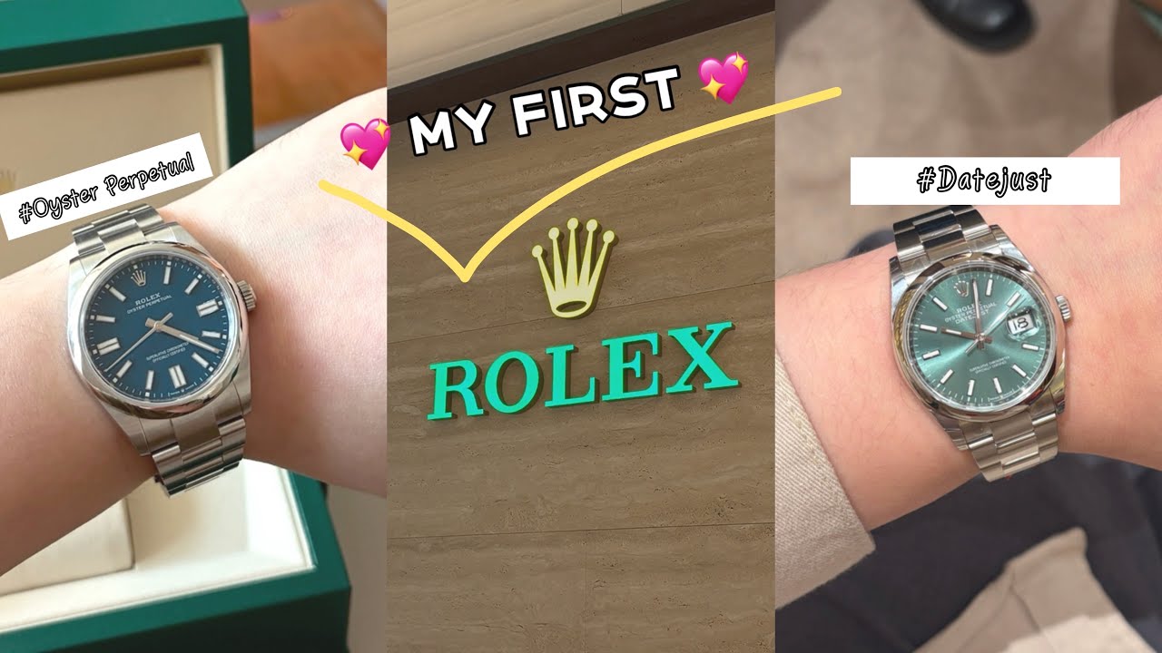 🕖 첫 롤렉스! 오이스터 퍼페츄얼, 데이트저스트 -Buying my first Rolex! Oyster Perpetual, Datejust Unboxing #롤렉스 #성골 #오픈런