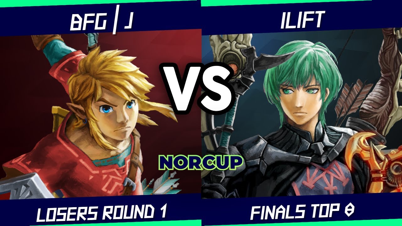 Norcup Finals 2022 Top 8 LR1 // BFG | J (Link) VS iLift (Byleth, Zero Suit Samus)