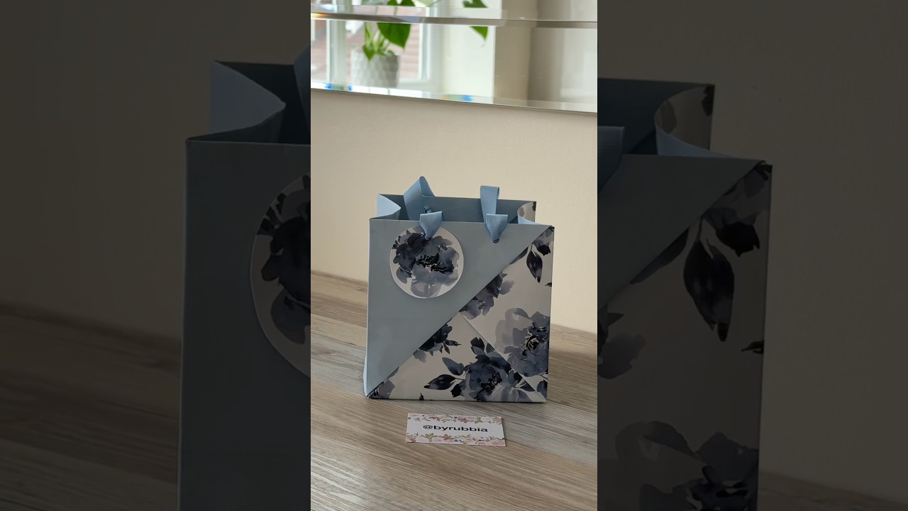 How to make a gift bag without a tape or glue! #how #diy #gift #giftideas #giftbag #origami #howto