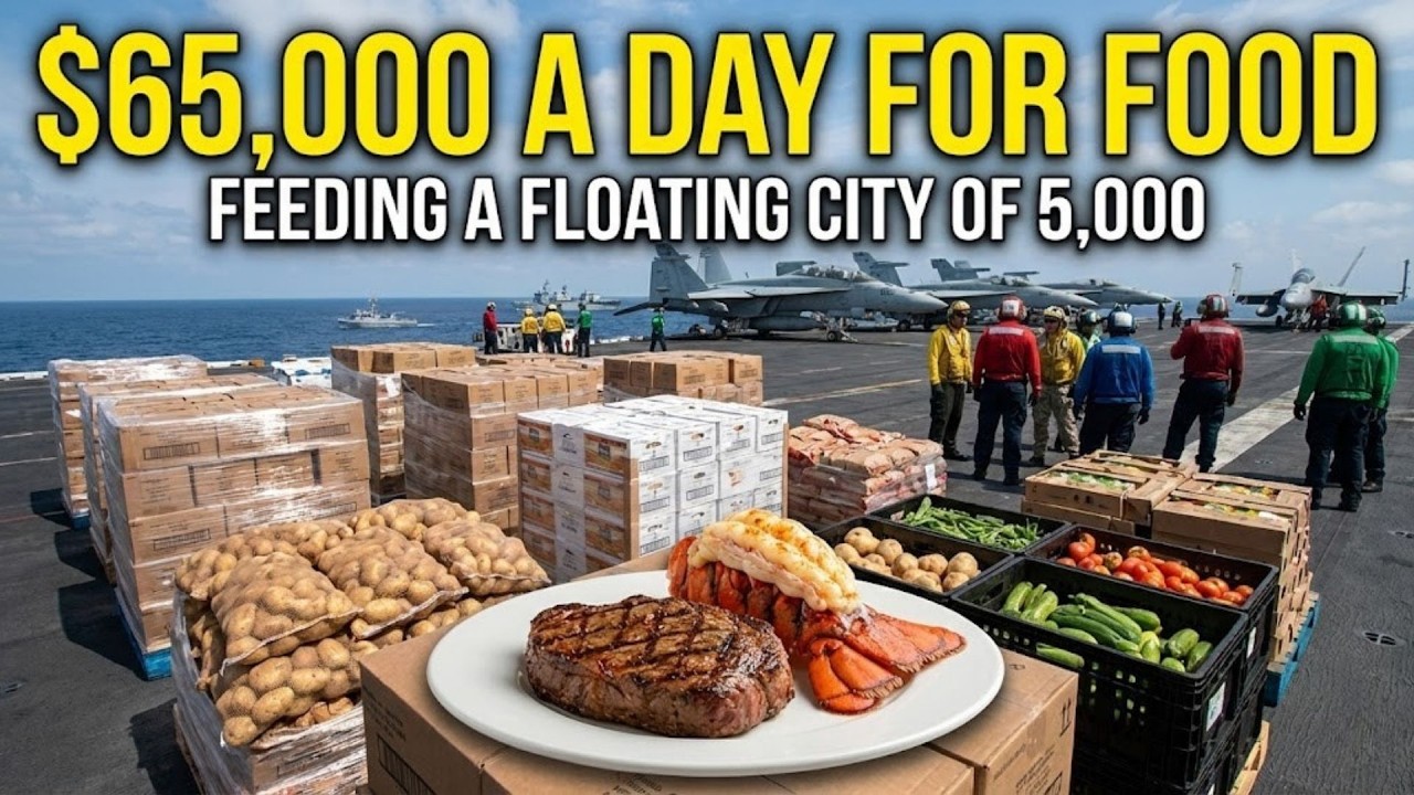 Burning $65,000 a Day: The Logistics of Feeding 5,000 Sailors on a US Navy Supercarrier