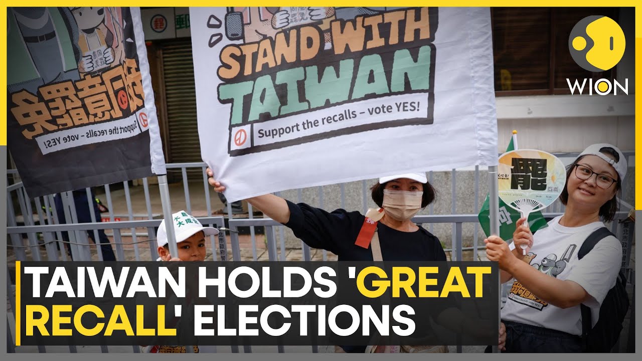 Taiwan's 'Great Recall' Election: 31 Opposition Lawmakers Face Recall | Voters Cast Ballot in Taipei