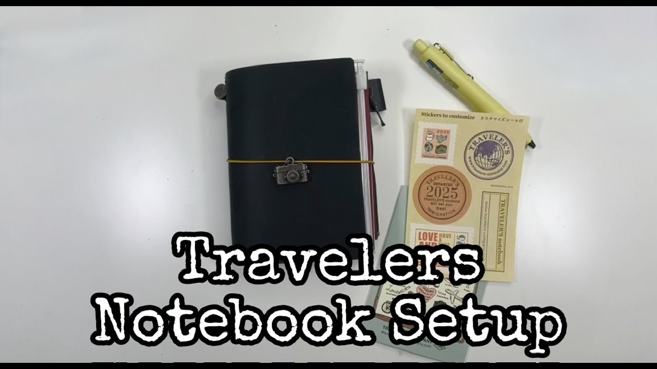 Travelers Notebook Setup #travelersnotebook #setup #pocketsize