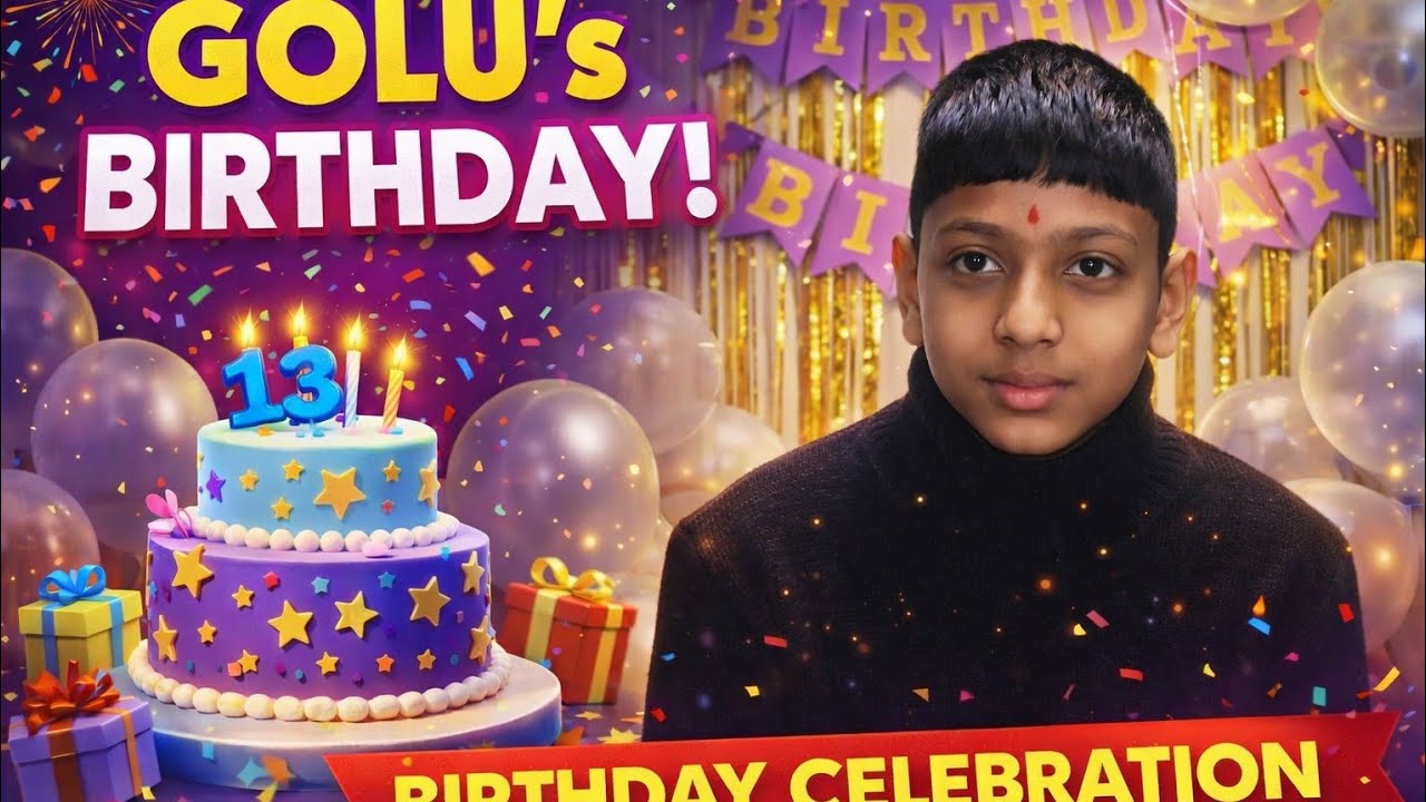 Golu's Birthday celebration 🎂 🎈 🎉 🎁 🍾 ✨️ #video #vlog @PahadiCircle 