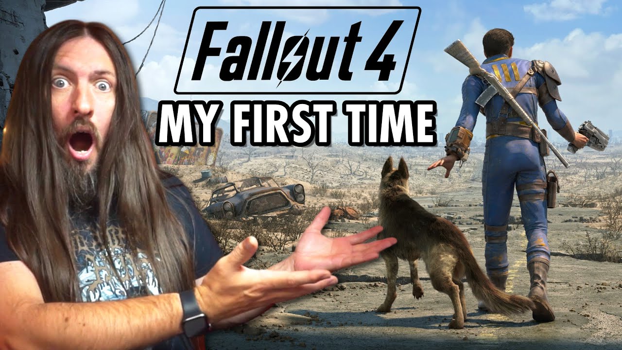 METALHEAD dad tries FALLOUT 4 for the FIRST TIME! - Part 1