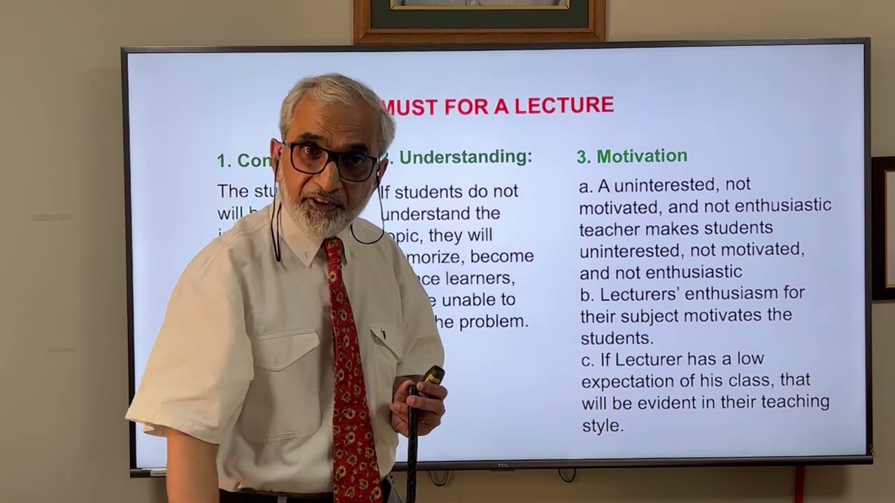 Teaching for learning in Large group