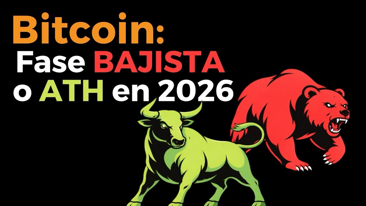 Bitcoin en CA&Iacute;DA de CICLO o al ATH en 2026❓