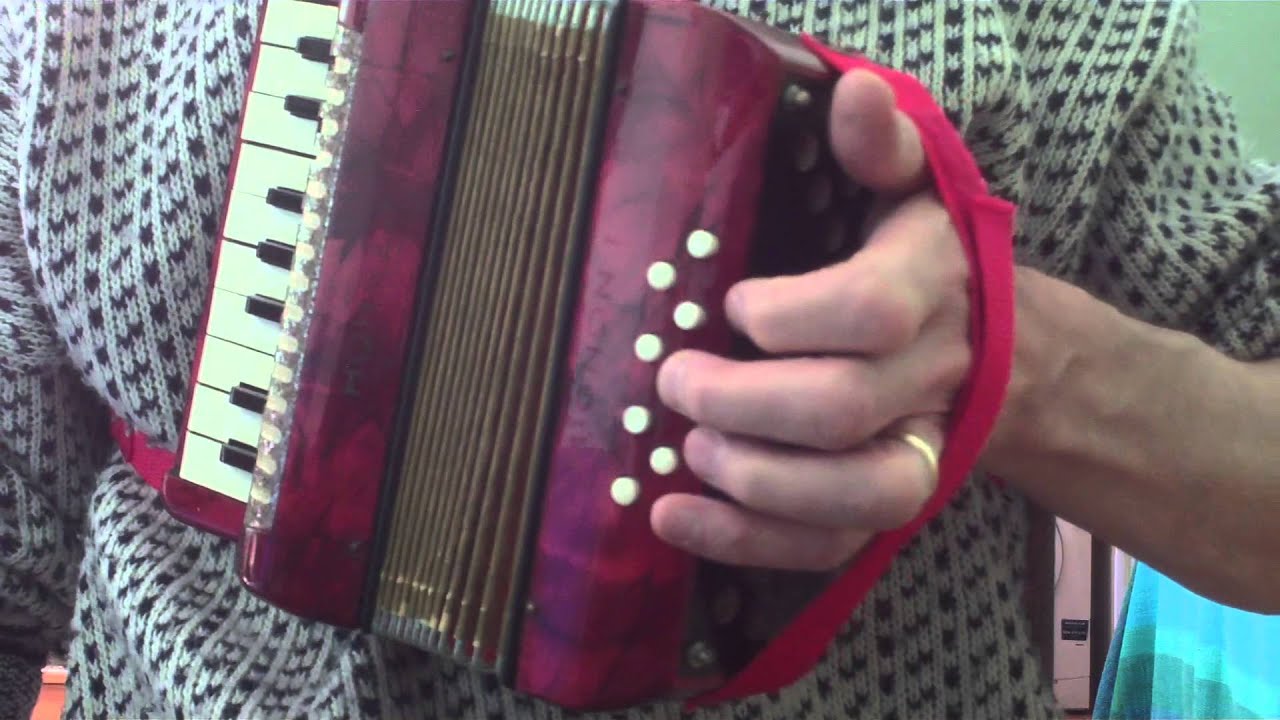 Hohner Mignon (8 bass piano accordion) tutorial:  'Clementine'
