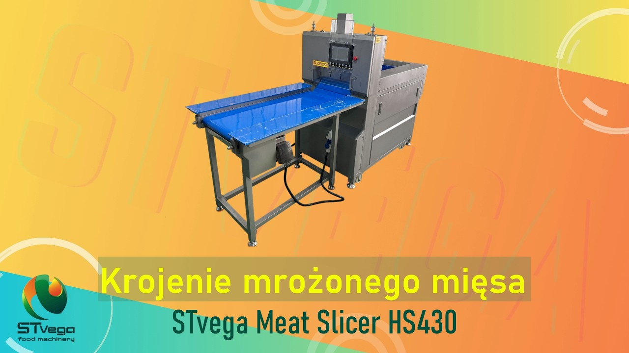 Przemysłowa krajalnica do mrożonego mięsa - STvega Meat Slicer HS430