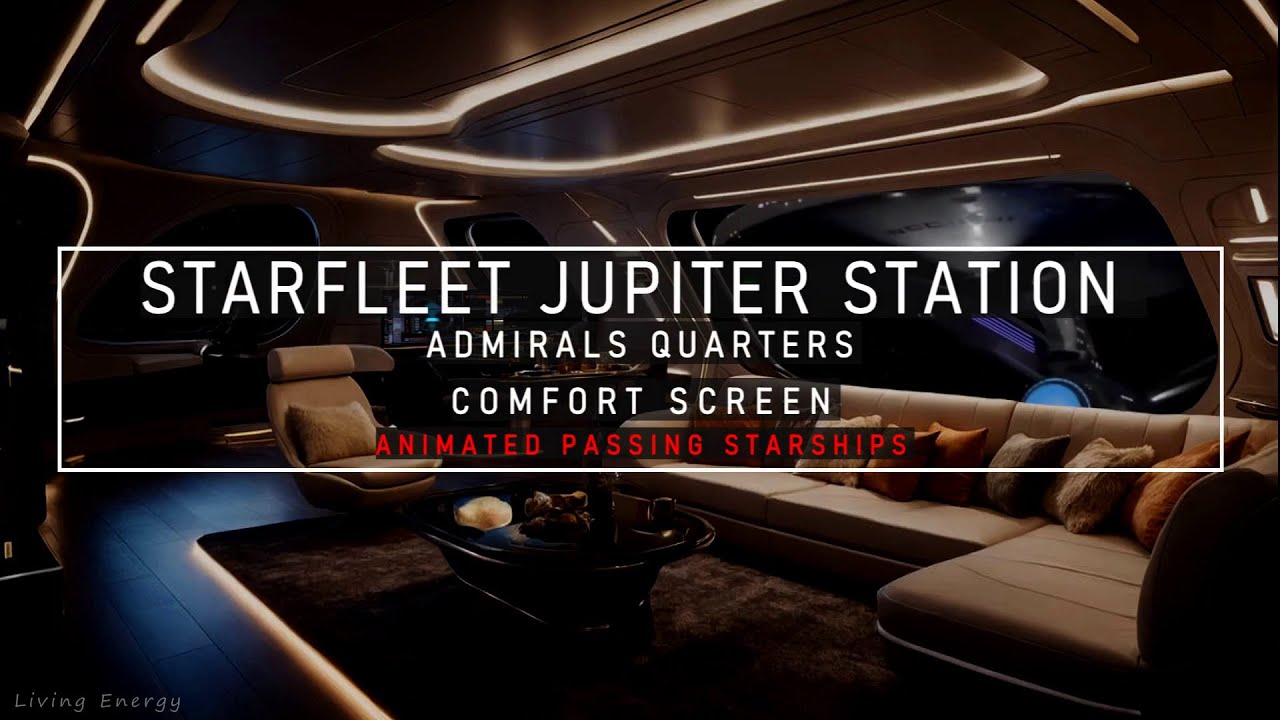 Star Trek Sleep Sounds | Jupiter Station Sleeping Quarters | Night Shift Ambience | White Noise ASMR