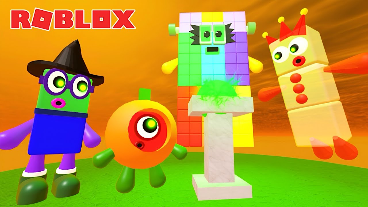 Не нажимай СТРАШНУЮ кнопку! NUMBERBLOCKS HALLOWEEN | Roblox