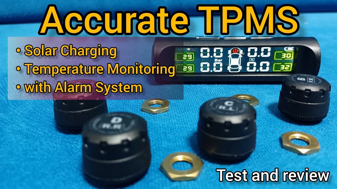 Tire Pressure Monitoring System (TPMS) Product Review and Testing | Accuracy test and Road Test