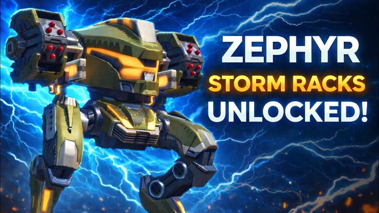 Unlocked zephyr & storm racks 6 in mech arena || TELUGU || MK yadav's gaming