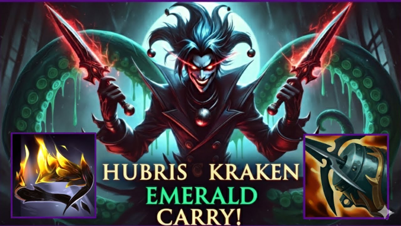 Kraken Hubris Shaco - S15 Emerald Ranked [League of Legends] Full Gameplay - Infernal Shaco