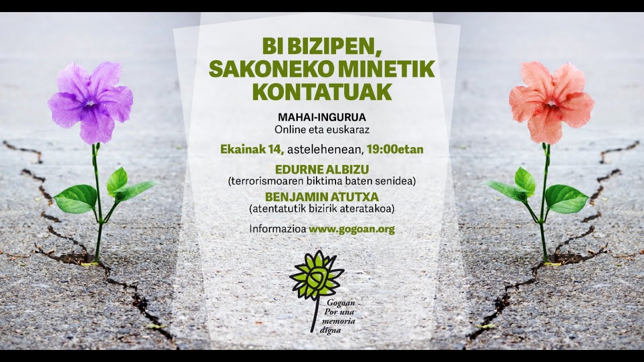 Bi bizipen, sakoneko minetik kontatuak