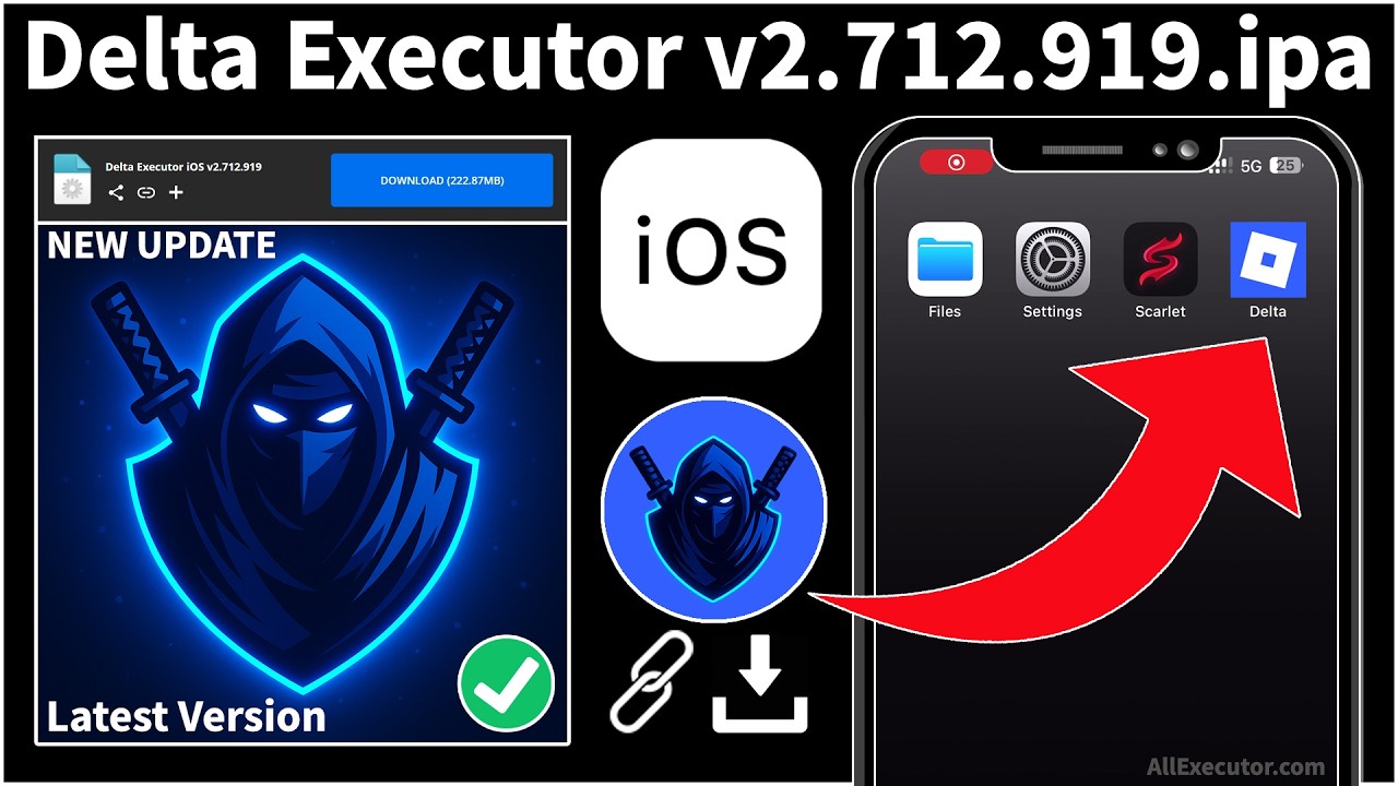 [v2.713] Delta Executor iOS v712.919.ipa (Новое обновление) | Эксплойты Delta iOS [Последняя верс...