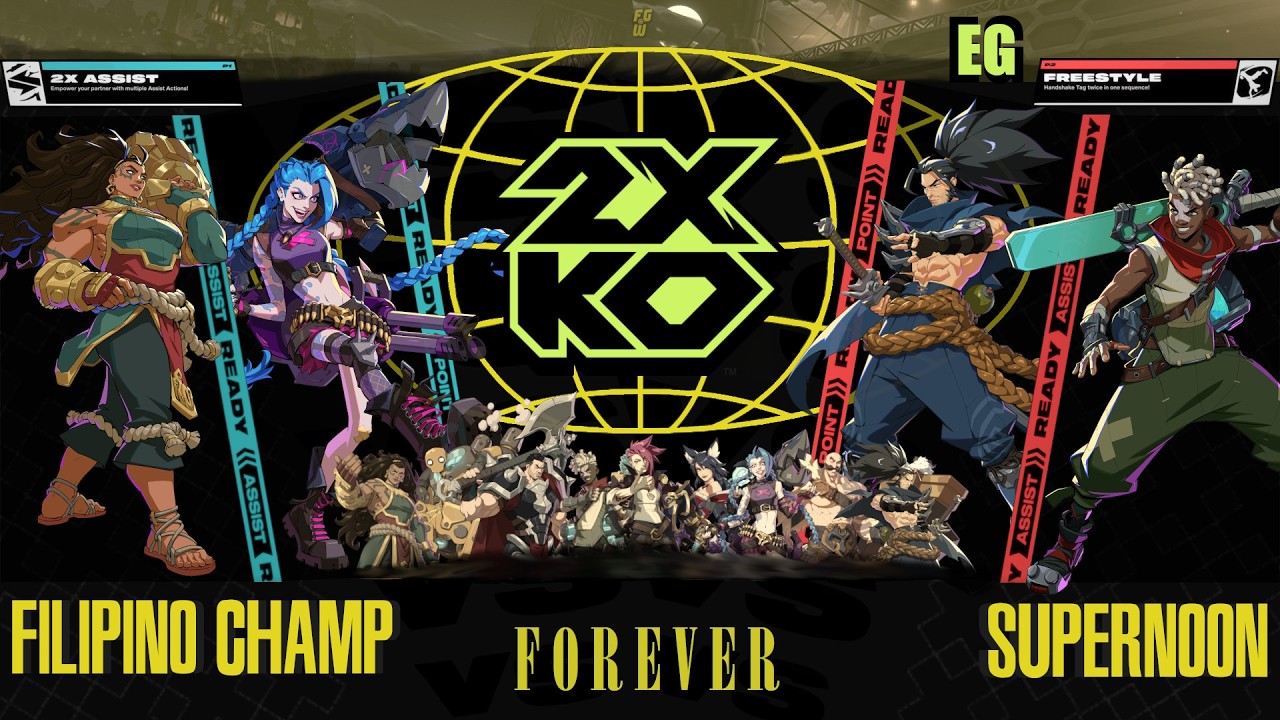 2XKO × Filipino Champ «Jinx × Illaoi 2x» vs EG Supernoon «Yasuo × Ekko FS» High Level 2XKO Season 1
