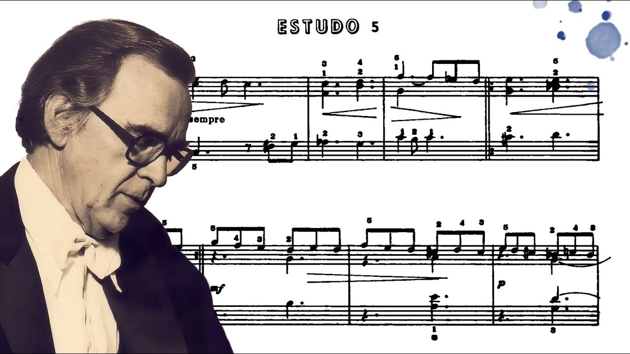 Heitor Alimonda - Estudo No.5 (do 7º Caderno de O estudo para piano) (Helber F. Ribeiro, piano)