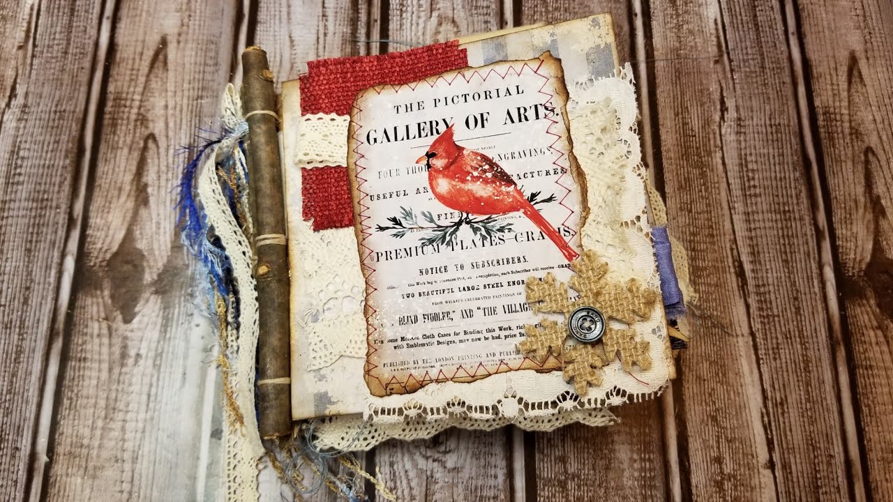 Paper Bag & Twig Book Project Share (My Porch Prints Winter Woodland Journal Project)