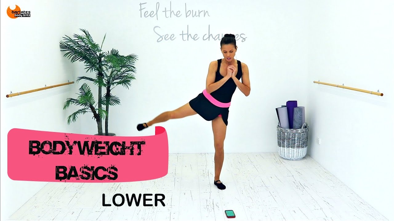 Lower Body Workout Squats and Lunges - Barlates Body Blitz Bodyweight Basics Lower