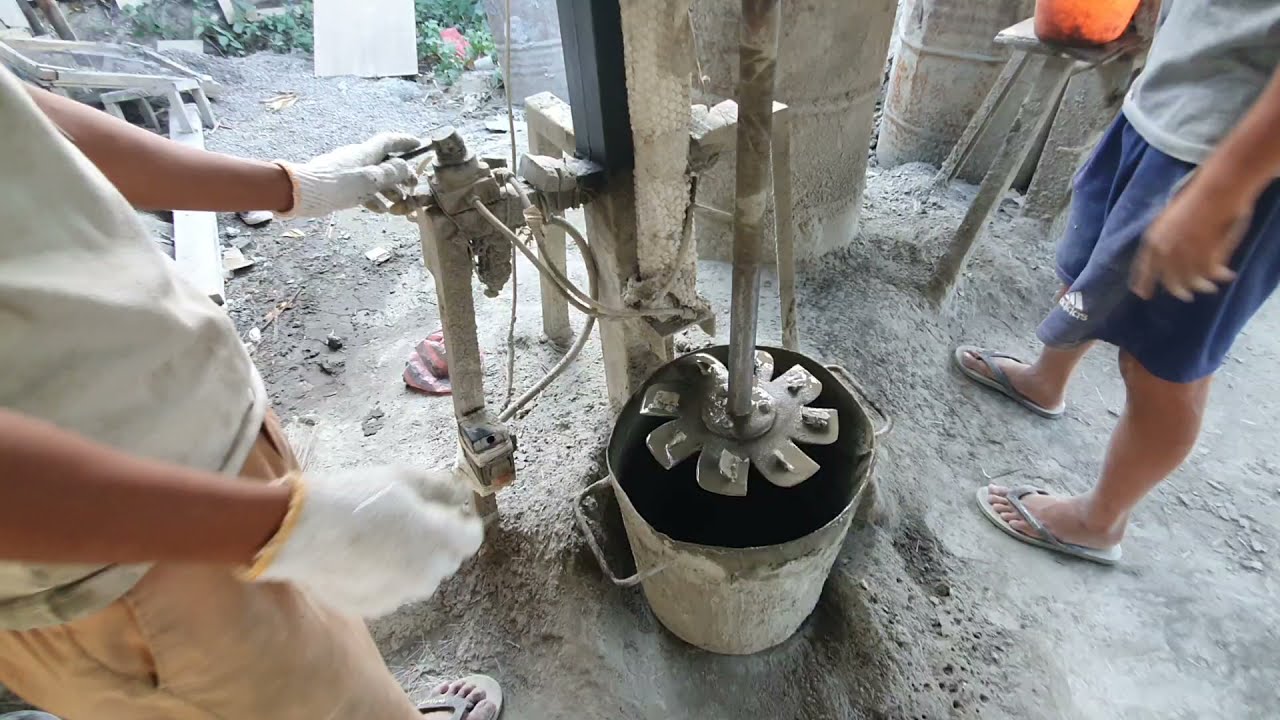 MESIN ADUK & KOMPOSISI SEMEN + PASIR + SERAT FIBER UNTUK GRC || best gfrc concret