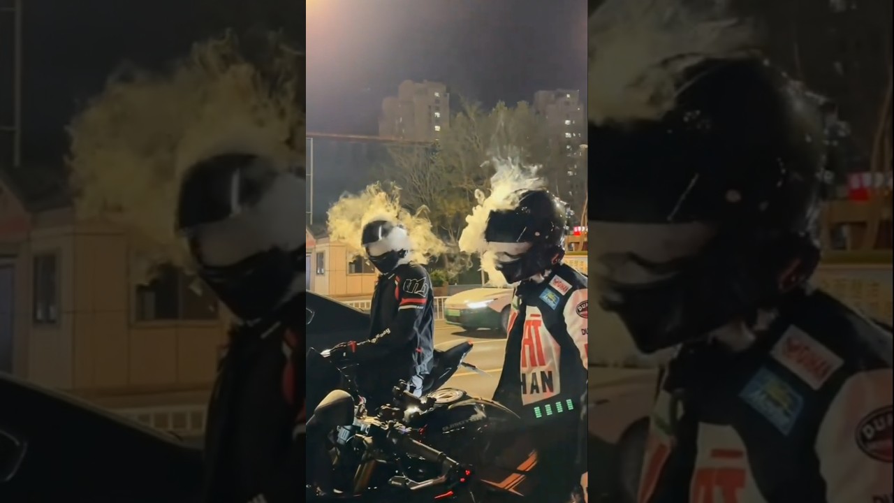 bike riders smoke flops 😁🥵 #viral flower smoke 😺 #shorts