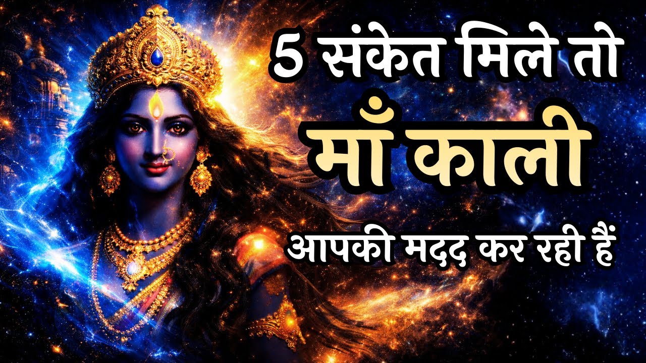 5 संकेत माँ काली जी आपकी मदद कर रही हैं | Maa Kali Signs | Kali Maa Ka Sandesh | Powerful Pravachan