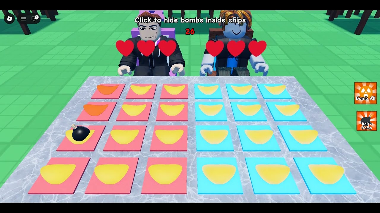 roblox bomb chip with my friend pt1 or 2 i think