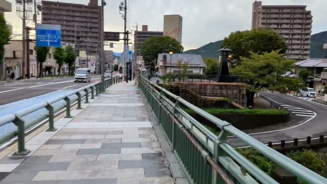 【増水した長良川　長良橋にて】　岐阜市　2024年8月31日’（土）　Gifu-Japan