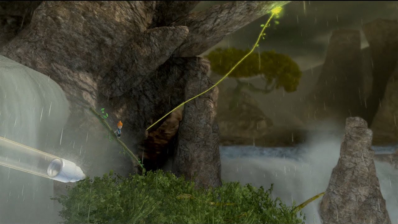 Max The Curse of Brotherhood Xbox One chapter 4-2 The Great Fall gameplay