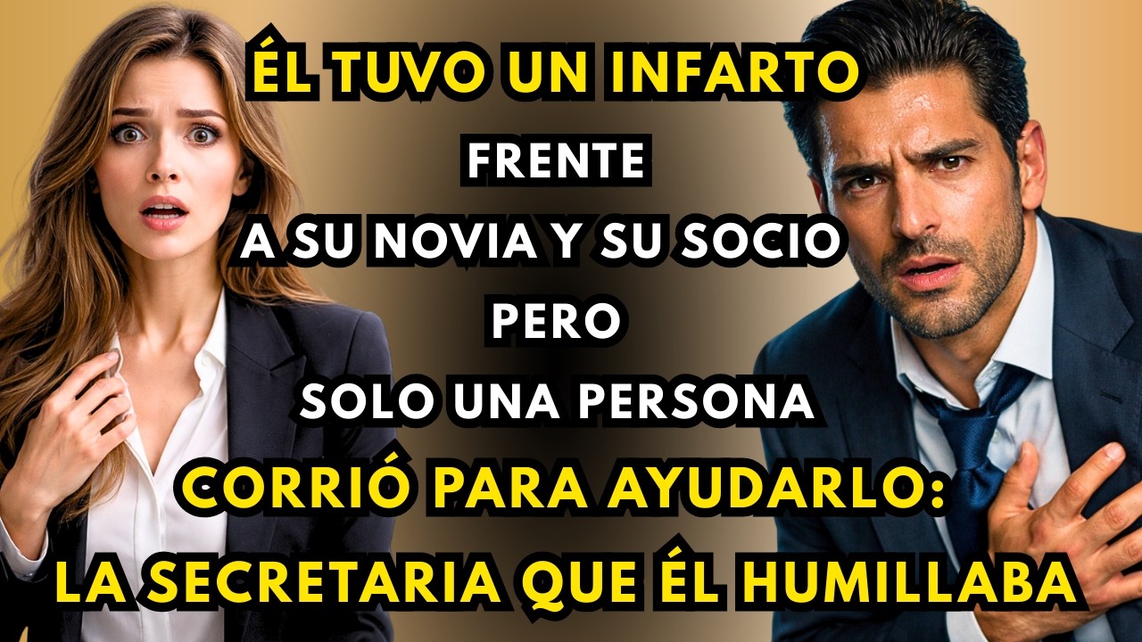 El MILLONARIO fingió un INFARTO… pero la ÚNICA que corrió a SALVARLO fue la SECRETARIA que HUMILLABA